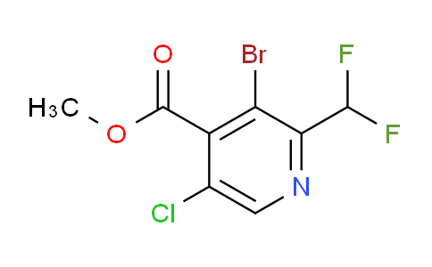 Methyl 3-bromo-5-chloro-2-(difluoromethyl)pyridine-4-carboxylate