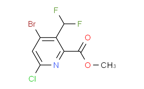 Methyl 4-bromo-6-chloro-3-(difluoromethyl)pyridine-2-carboxylate
