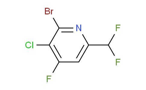 AM128457 | 1804724-35-3 | 2-Bromo-3-chloro-6-(difluoromethyl)-4-fluoropyridine