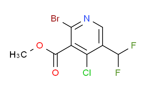 AM128458 | 1804912-59-1 | Methyl 2-bromo-4-chloro-5-(difluoromethyl)pyridine-3-carboxylate