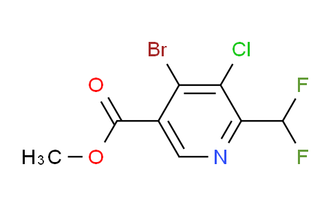 AM128459 | 1805013-79-9 | Methyl 4-bromo-3-chloro-2-(difluoromethyl)pyridine-5-carboxylate