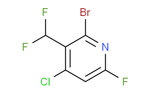 AM128461 | 1806970-37-5 | 2-Bromo-4-chloro-3-(difluoromethyl)-6-fluoropyridine