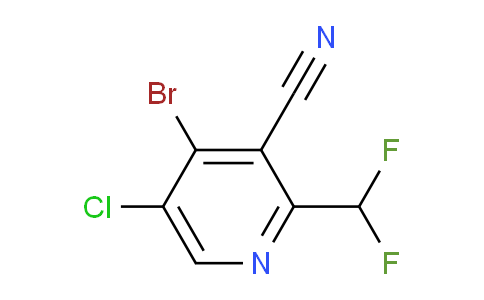 AM128462 | 1803686-93-2 | 4-Bromo-5-chloro-3-cyano-2-(difluoromethyl)pyridine