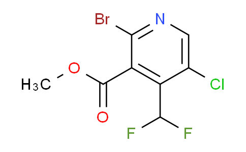 AM128464 | 1805433-71-9 | Methyl 2-bromo-5-chloro-4-(difluoromethyl)pyridine-3-carboxylate