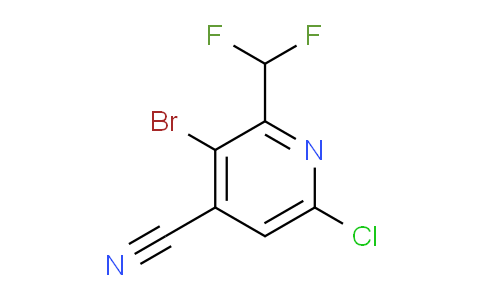 AM128465 | 1804724-29-5 | 3-Bromo-6-chloro-4-cyano-2-(difluoromethyl)pyridine