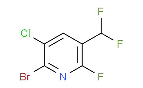 AM128469 | 1805005-35-9 | 2-Bromo-3-chloro-5-(difluoromethyl)-6-fluoropyridine