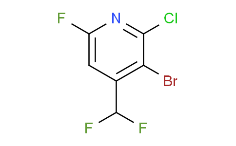 AM128474 | 1805234-41-6 | 3-Bromo-2-chloro-4-(difluoromethyl)-6-fluoropyridine