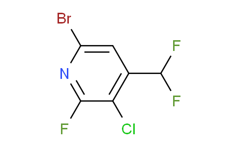 AM128475 | 1806932-31-9 | 6-Bromo-3-chloro-4-(difluoromethyl)-2-fluoropyridine