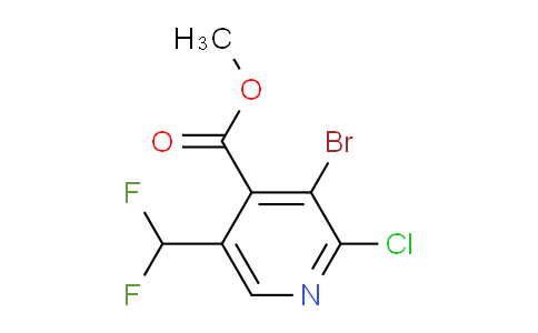 AM128476 | 1805170-71-1 | Methyl 3-bromo-2-chloro-5-(difluoromethyl)pyridine-4-carboxylate