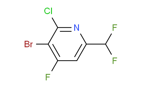 AM128477 | 1805157-68-9 | 3-Bromo-2-chloro-6-(difluoromethyl)-4-fluoropyridine