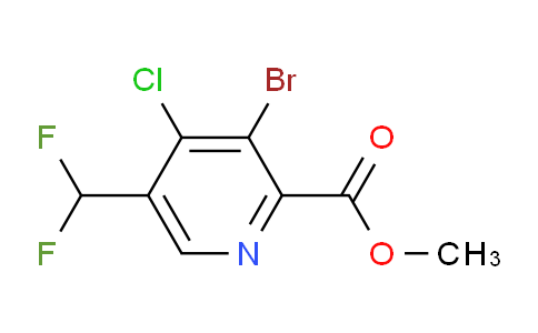 AM128478 | 1805170-81-3 | Methyl 3-bromo-4-chloro-5-(difluoromethyl)pyridine-2-carboxylate