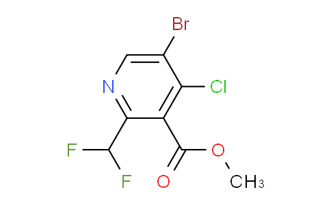 AM128483 | 1805232-24-9 | Methyl 5-bromo-4-chloro-2-(difluoromethyl)pyridine-3-carboxylate