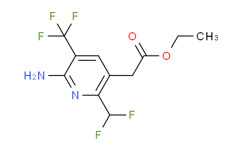 AM128491 | 1806033-73-7 | Ethyl 2-amino-6-(difluoromethyl)-3-(trifluoromethyl)pyridine-5-acetate
