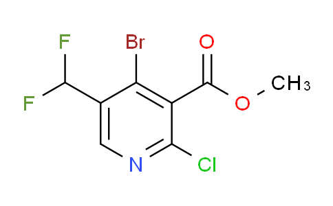 AM128494 | 1806843-65-1 | Methyl 4-bromo-2-chloro-5-(difluoromethyl)pyridine-3-carboxylate