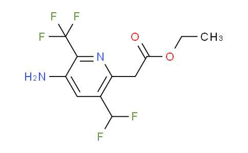 AM128501 | 1805349-75-0 | Ethyl 3-amino-5-(difluoromethyl)-2-(trifluoromethyl)pyridine-6-acetate