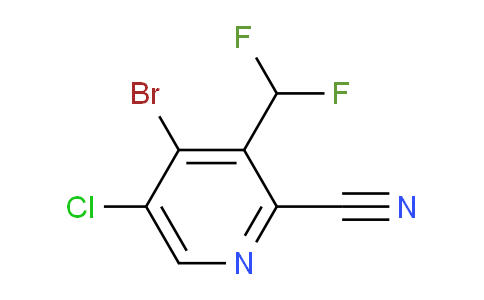 AM128503 | 1806028-13-6 | 4-Bromo-5-chloro-2-cyano-3-(difluoromethyl)pyridine