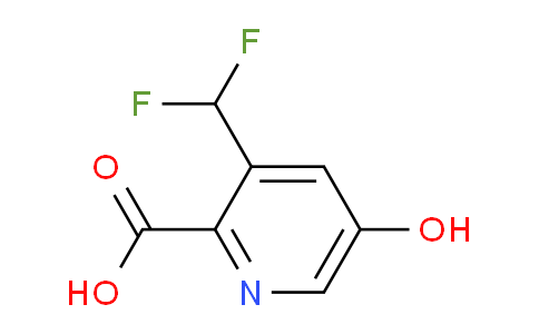 AM12851 | 1806778-40-4 | 3-(Difluoromethyl)-5-hydroxypyridine-2-carboxylic acid
