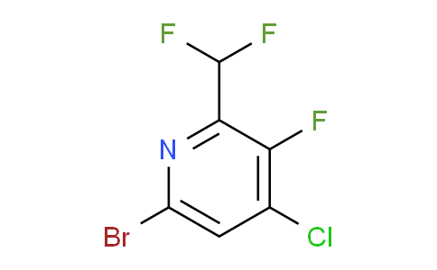 AM128513 | 1805005-41-7 | 6-Bromo-4-chloro-2-(difluoromethyl)-3-fluoropyridine