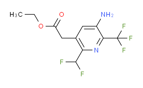 AM128514 | 1806840-66-3 | Ethyl 3-amino-6-(difluoromethyl)-2-(trifluoromethyl)pyridine-5-acetate