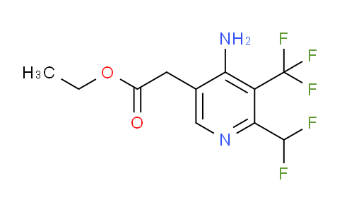 AM128516 | 1806932-16-0 | Ethyl 4-amino-2-(difluoromethyl)-3-(trifluoromethyl)pyridine-5-acetate