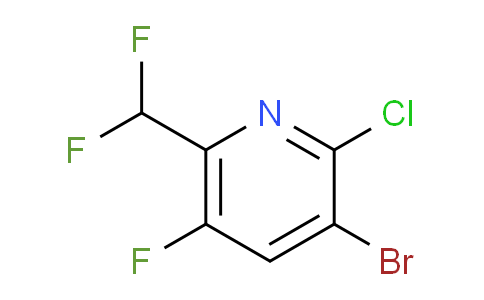 AM128522 | 1806028-22-7 | 3-Bromo-2-chloro-6-(difluoromethyl)-5-fluoropyridine
