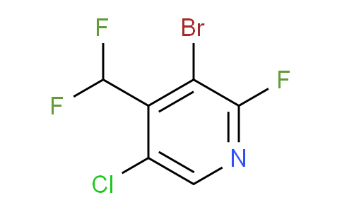 AM128527 | 1806907-58-3 | 3-Bromo-5-chloro-4-(difluoromethyl)-2-fluoropyridine