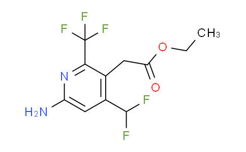 AM128530 | 1804685-01-5 | Ethyl 6-amino-4-(difluoromethyl)-2-(trifluoromethyl)pyridine-3-acetate