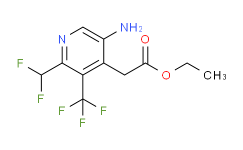 AM128531 | 1806027-66-6 | Ethyl 5-amino-2-(difluoromethyl)-3-(trifluoromethyl)pyridine-4-acetate