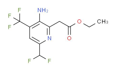 AM128535 | 1806907-12-9 | Ethyl 3-amino-6-(difluoromethyl)-4-(trifluoromethyl)pyridine-2-acetate