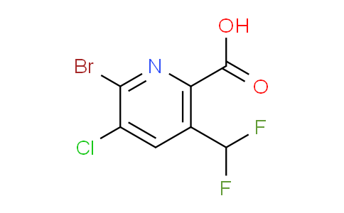 AM128544 | 1806920-74-0 | 2-Bromo-3-chloro-5-(difluoromethyl)pyridine-6-carboxylic acid