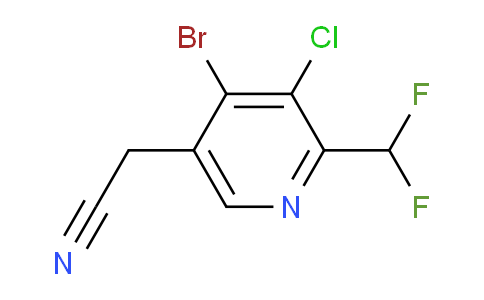AM128547 | 1806999-58-5 | 4-Bromo-3-chloro-2-(difluoromethyl)pyridine-5-acetonitrile