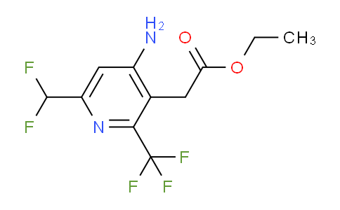 AM128548 | 1805156-26-6 | Ethyl 4-amino-6-(difluoromethyl)-2-(trifluoromethyl)pyridine-3-acetate