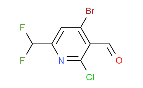AM128567 | 1805034-16-5 | 4-Bromo-2-chloro-6-(difluoromethyl)pyridine-3-carboxaldehyde