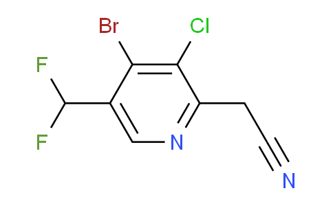 AM128568 | 1805169-02-1 | 4-Bromo-3-chloro-5-(difluoromethyl)pyridine-2-acetonitrile