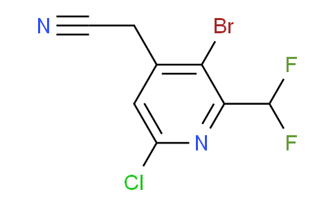 AM128574 | 1806033-89-5 | 3-Bromo-6-chloro-2-(difluoromethyl)pyridine-4-acetonitrile