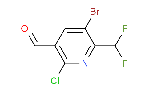 AM128585 | 1805356-26-6 | 3-Bromo-6-chloro-2-(difluoromethyl)pyridine-5-carboxaldehyde