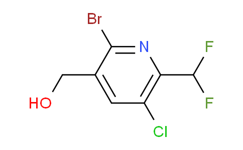 2-Bromo-5-chloro-6-(difluoromethyl)pyridine-3-methanol