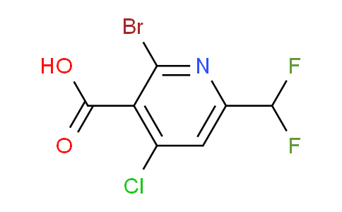 AM128598 | 1805231-34-8 | 2-Bromo-4-chloro-6-(difluoromethyl)pyridine-3-carboxylic acid