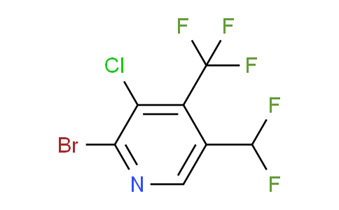 AM128606 | 1806033-01-1 | 2-Bromo-3-chloro-5-(difluoromethyl)-4-(trifluoromethyl)pyridine