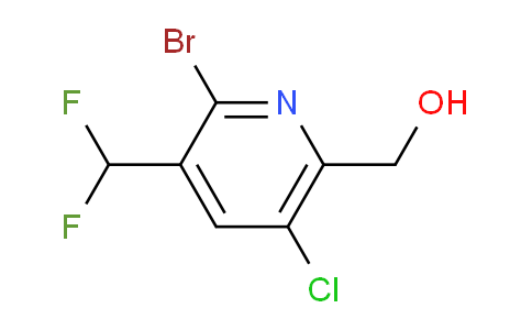 AM128618 | 1805347-32-3 | 2-Bromo-5-chloro-3-(difluoromethyl)pyridine-6-methanol