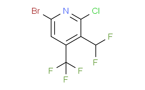 AM128622 | 1805008-42-7 | 6-Bromo-2-chloro-3-(difluoromethyl)-4-(trifluoromethyl)pyridine