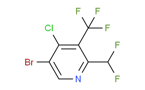 AM128626 | 1805034-00-7 | 5-Bromo-4-chloro-2-(difluoromethyl)-3-(trifluoromethyl)pyridine