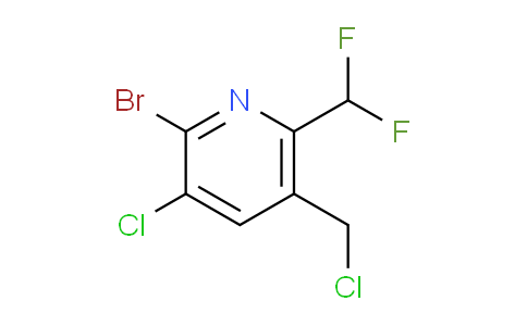 AM128628 | 1805033-85-5 | 2-Bromo-3-chloro-5-(chloromethyl)-6-(difluoromethyl)pyridine