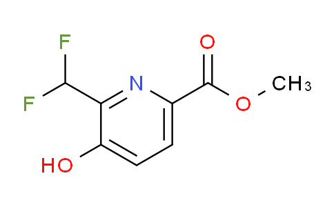 AM12863 | 1806778-78-8 | Methyl 2-(difluoromethyl)-3-hydroxypyridine-6-carboxylate
