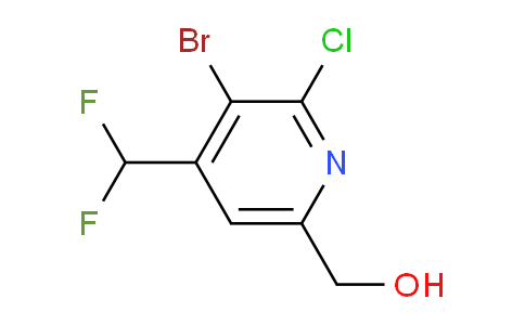 AM128631 | 1805347-40-3 | 3-Bromo-2-chloro-4-(difluoromethyl)pyridine-6-methanol