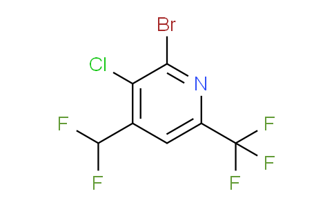 AM128634 | 1805033-95-7 | 2-Bromo-3-chloro-4-(difluoromethyl)-6-(trifluoromethyl)pyridine
