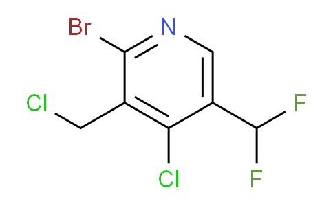 2-Bromo-4-chloro-3-(chloromethyl)-5-(difluoromethyl)pyridine