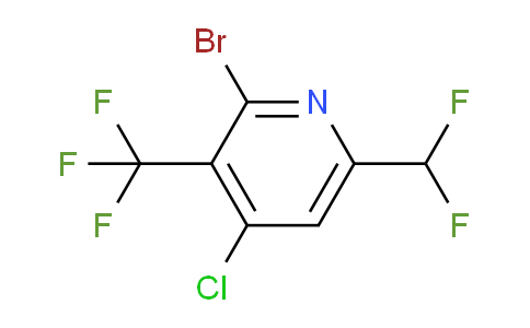 AM128640 | 1806933-57-2 | 2-Bromo-4-chloro-6-(difluoromethyl)-3-(trifluoromethyl)pyridine