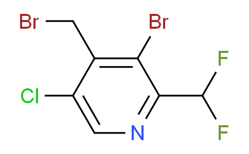 3-Bromo-4-(bromomethyl)-5-chloro-2-(difluoromethyl)pyridine