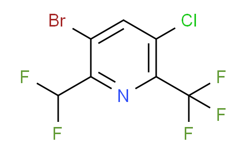 AM128654 | 1806904-73-3 | 3-Bromo-5-chloro-2-(difluoromethyl)-6-(trifluoromethyl)pyridine